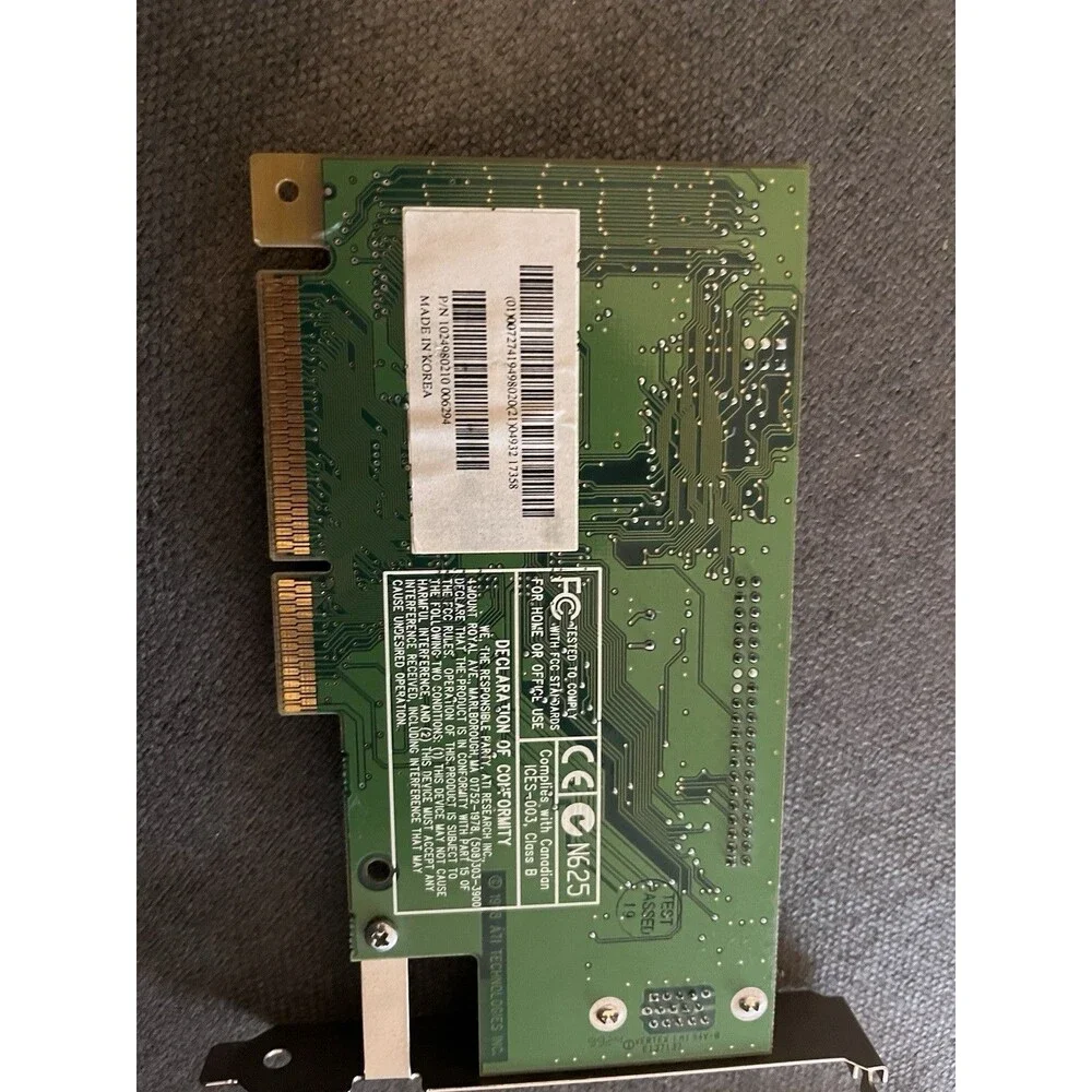 ATI 109-49800-10 Rage Pro Turbo AGP 215R3DUA33 RGPRO 49801 (untested)